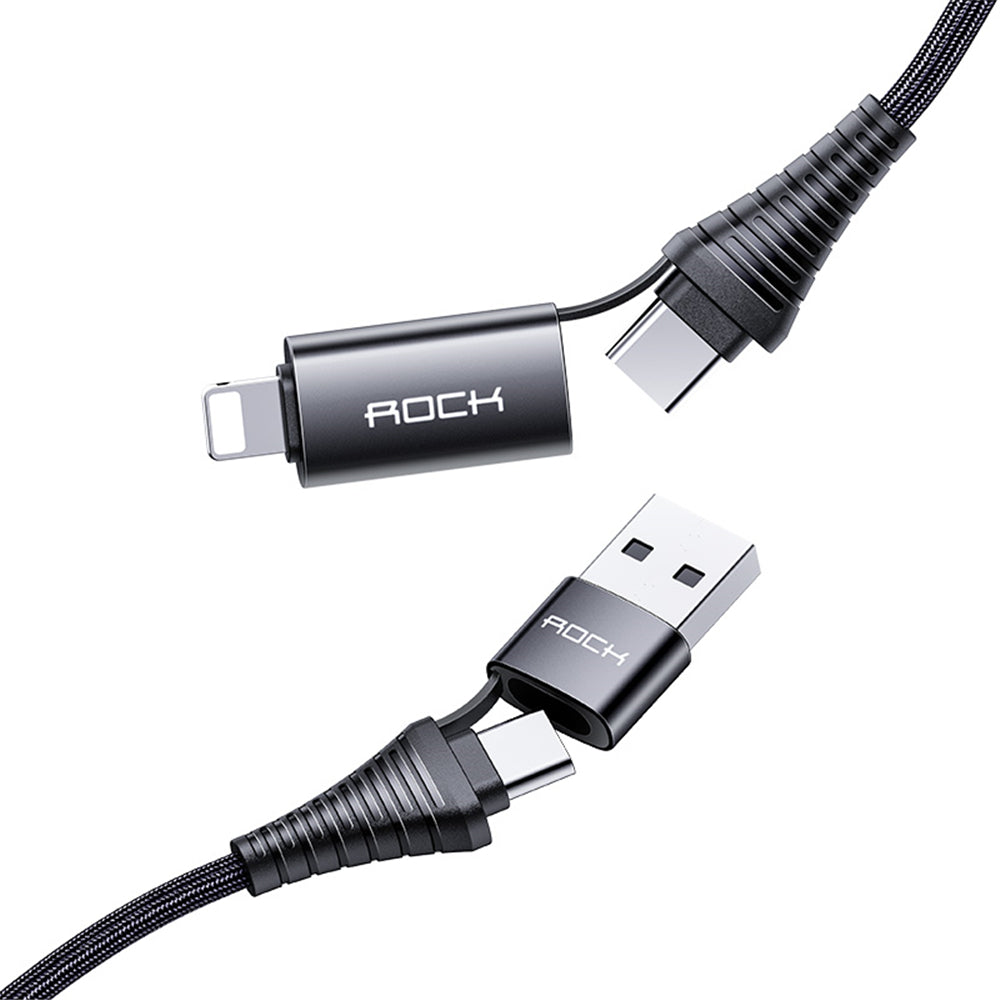 Multiple Ports PD Fast Charge & Sync Cable--by Rock