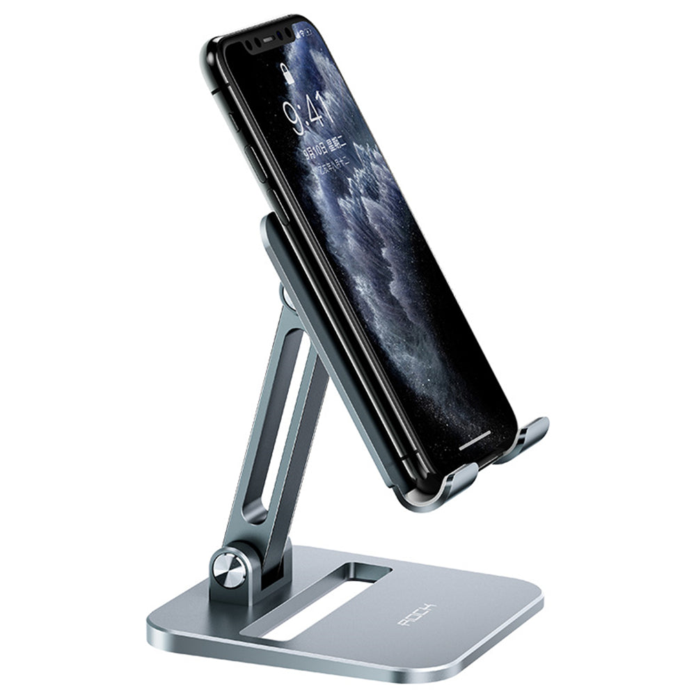 ROCK Metal Tablet Stand Adjustable Foldable Phone Holder For iPad 7.9 9.7 10.5 11 12.9 inch Samsung Xiaomi Tablet Desktop Holder Rock Desktop Phone / Tablet Stand Holder