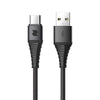 ROCK Hi-Tensile Micro USB Cable For Samsung S6 S5 Xiaomi Redmi Note 4X Nylon Data Sync Fast Microusb Braided Charger Cable 120CM