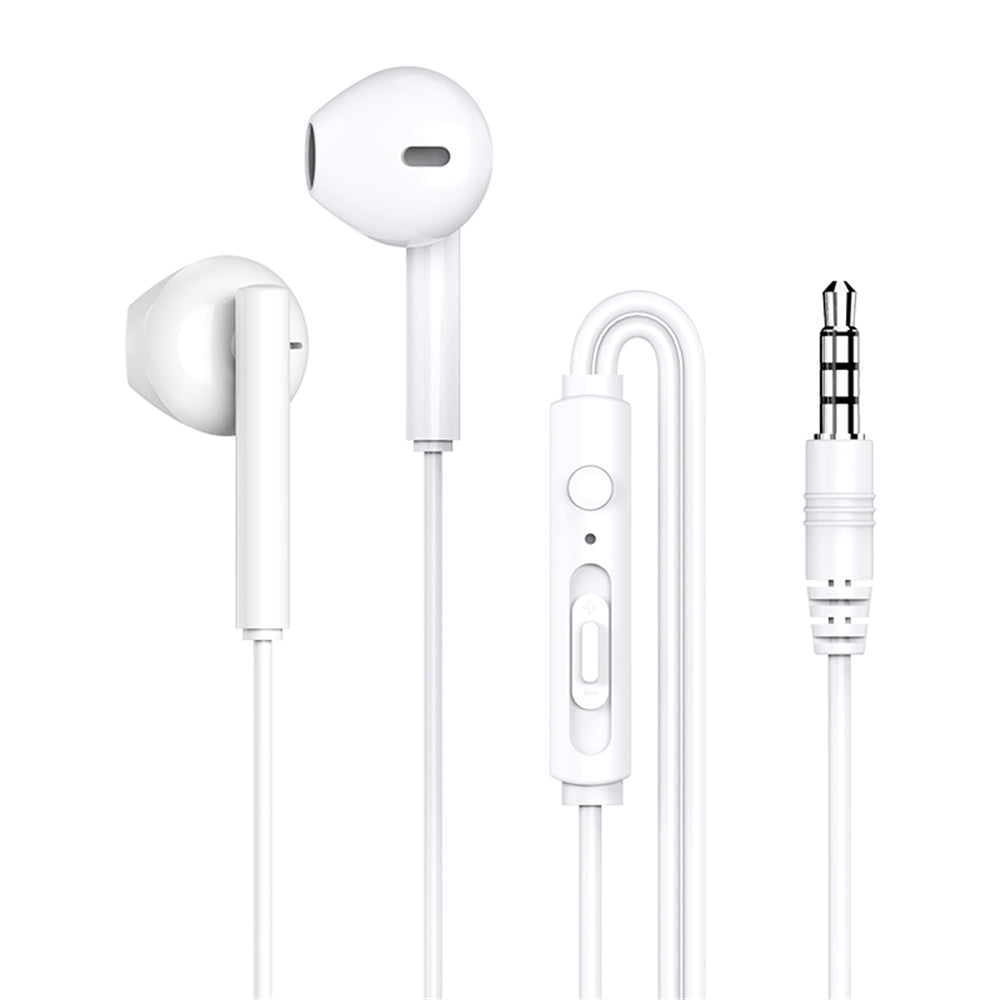 rock space Wired Earphone In Ear Headset With Mic Stereo Bass Sound 3.5mm Jack Earphone Earbuds Earpiece For iPhone Samsung Mi