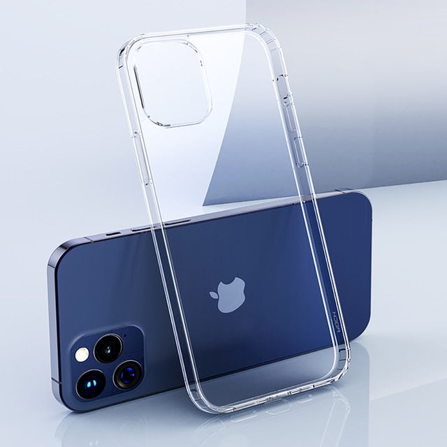 ROCK Transparent Case for iPhone 12 Mini Cover Luxury Ultrathin Soft TPU Protective Case for iPhone 12 Pro Max Fundas Coque Capa