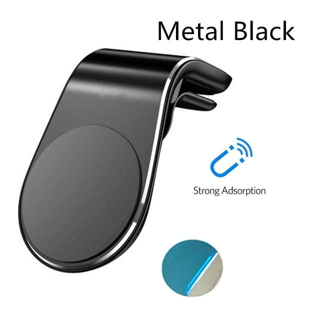 Rock Metal Magnetic Car Phone Holder for iPhone Samsung Xiaomi 360 Air Magnet Stand in Car GPS Mini Air Vent Magnet Mount Stand