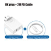 ROCK 65W GaN Charger for Laptop iPhone 12 Mini 12 Pro Max Macbook Dell 3 Ports USB Type C QC 4.0 Fast PD Wall Charger for Xiaomi