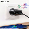 ROCK Digital Display Quick Charge 4.0 3.0 USB Charger QC3.0 Charger For iPhone 11 Pro Samsung Xiaomi Type C PD Wall Fast Charger